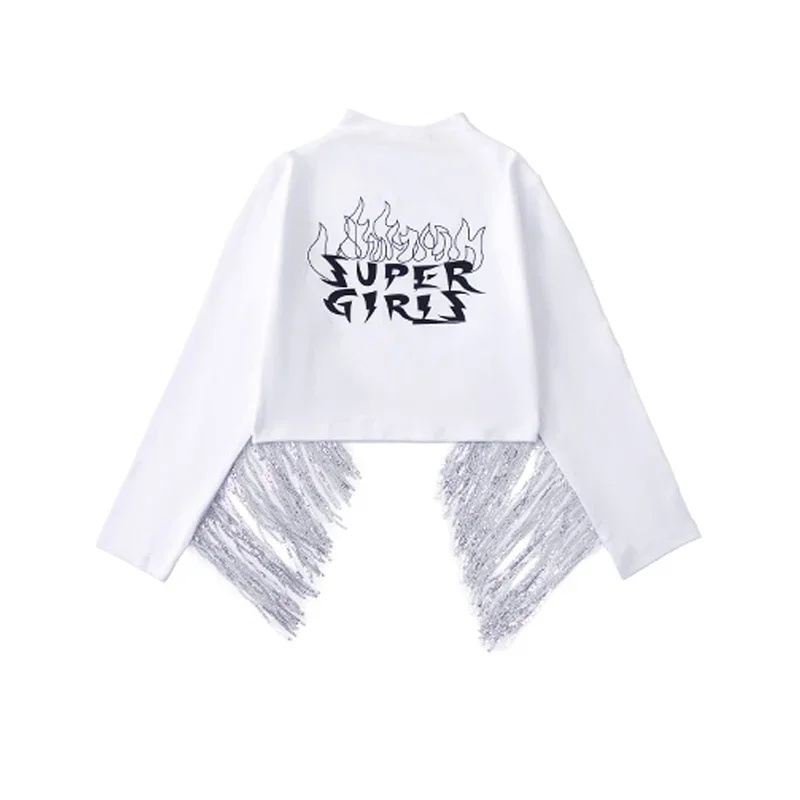 Street Fashion Europe - ♥ 2026 新ファッションチアリーディングジャズ衣装ストリートダンス Kpop 衣装ヒップホップ服レンステージウェア SL11346