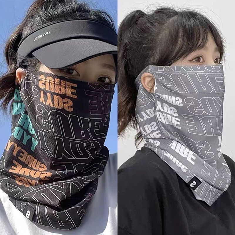 Street Fashion Rings - ファッション日焼け止めマスク男性女性夏の顔首 UV 保護耳スカーフヒップホップアウトドアスポーツサイクリングバンダナ