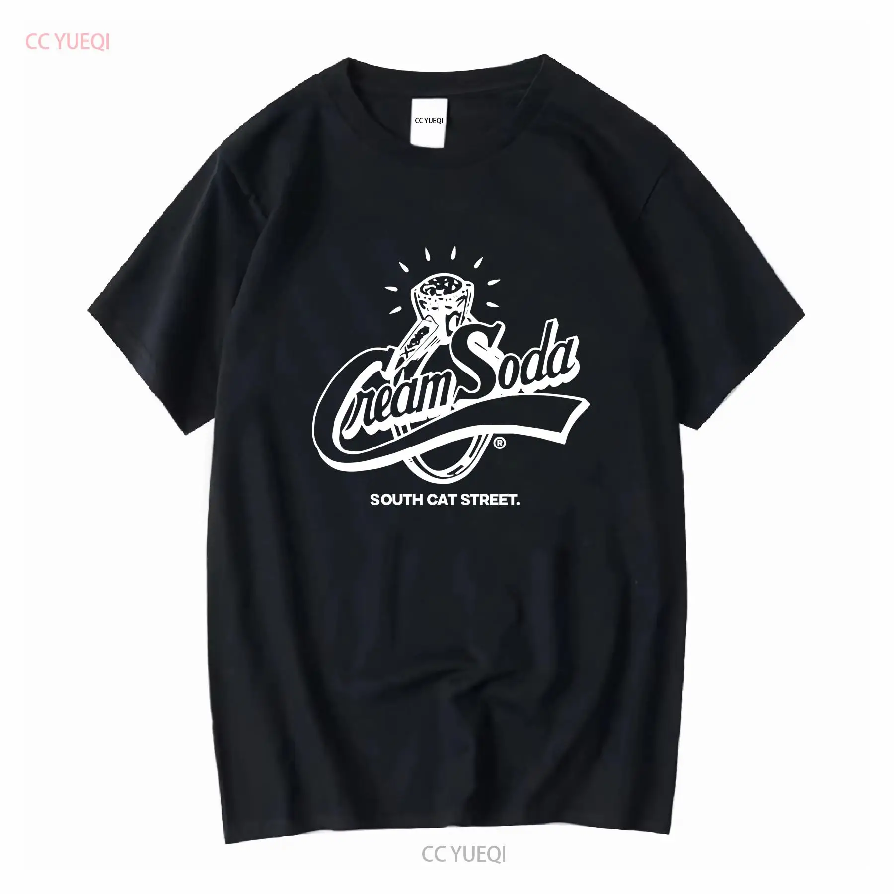 Street Fashion Japan Brand - 日本ブランド CREAM SODA JAPAN キャットストリート Tシャツ
