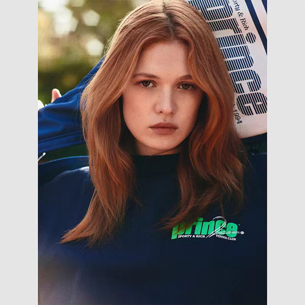 テニスクラブ用の特大スウェットシャツ,長袖,コットン,カジュ - Oversized Crewneck Fleece のレビューと価格