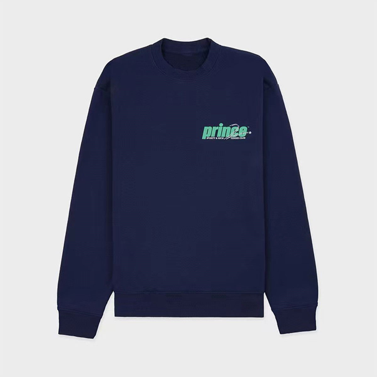 テニスクラブ用の特大スウェットシャツ,長袖,コットン,カジュ - Oversized Crewneck Fleece のレビューと価格