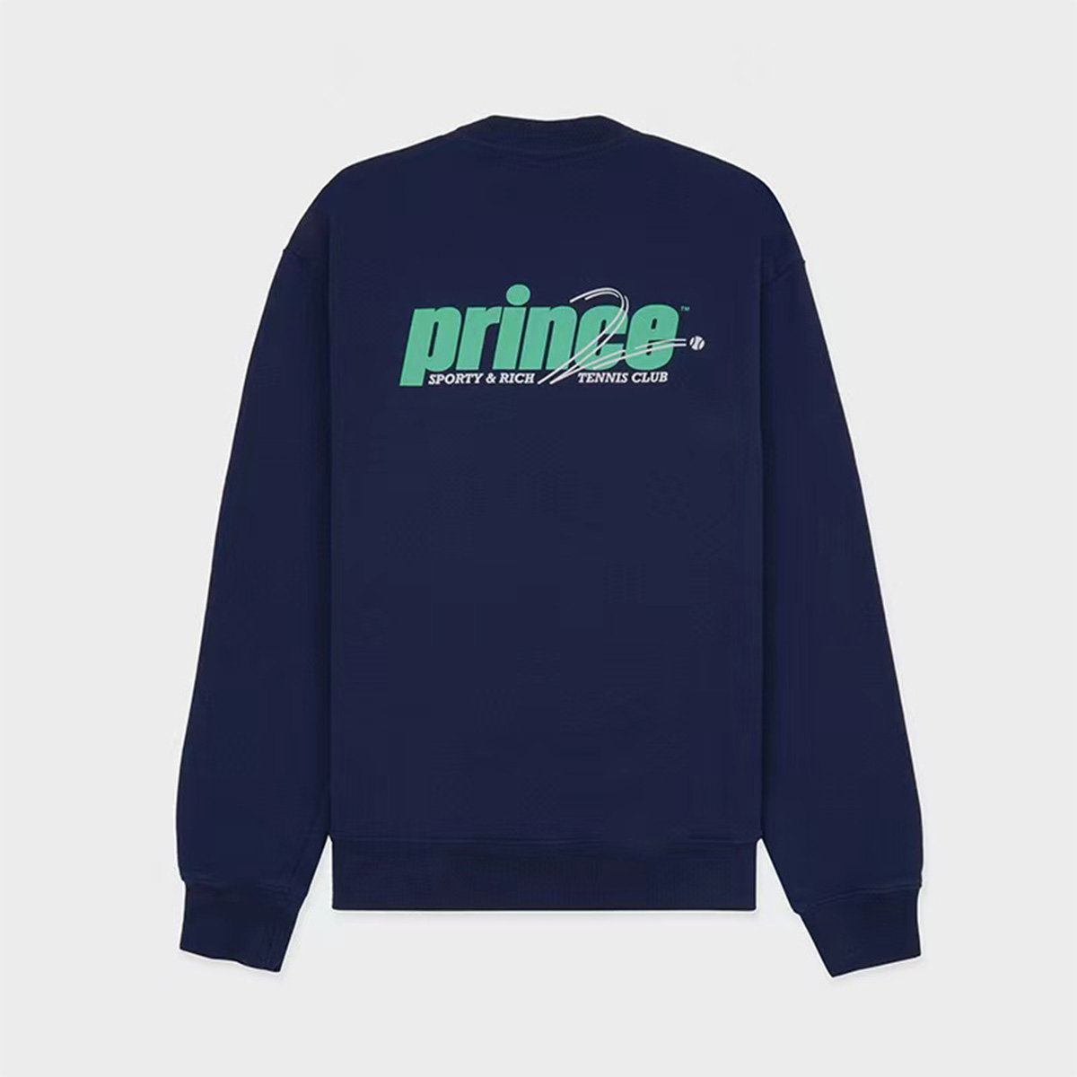 テニスクラブ用の特大スウェットシャツ,長袖,コットン,カジュ - Oversized Crewneck Fleece のレビューと価格
