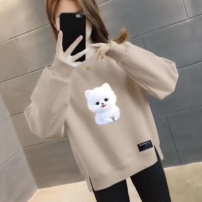 厚手のフリース オーバーサイズ ルーズ レディース スウェッ - Oversized Crewneck Fleece のレビューと価格