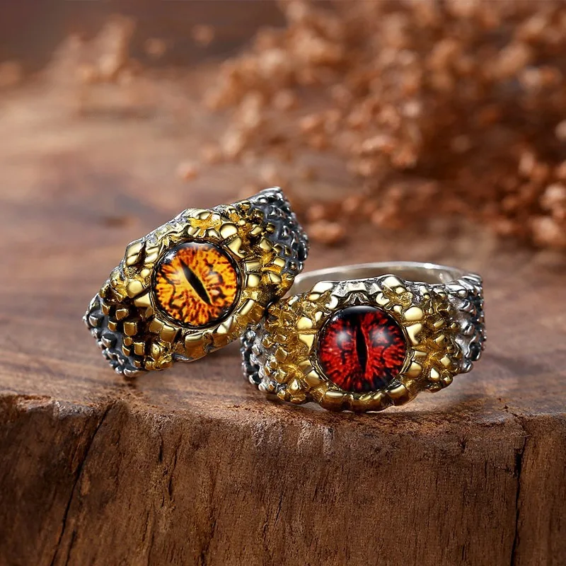 Thaiシルバー925男性用リング、ユニークな工芸品、パンク - Street Fashion Rings のレビューと価格