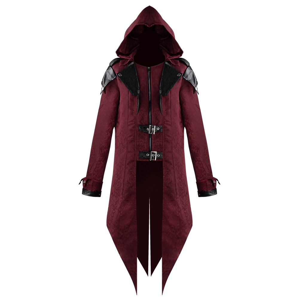 アサシンコスプレ フード付きジャケット 2色展開 中世風スト - Street Fashion Europe のレビューと価格
