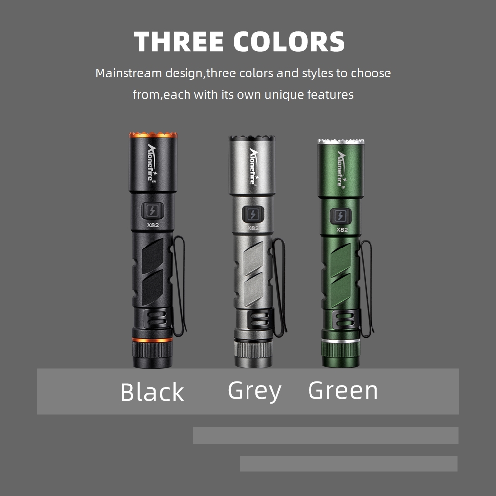 ミニ EDC 懐中電灯 USB 充電式トーチワークライト屋外 - Street Fashion Blog のレビューと価格