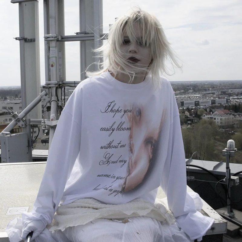 ヨーロッパアメリカストリート Y2K ルーズカジュアルレター - Street Fashion Europe のレビューと価格