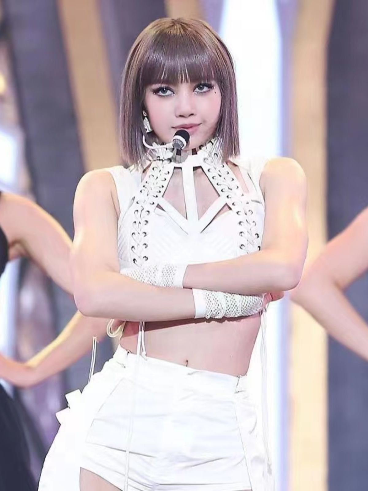 新しいブラックピンク女性グループダンス衣装ジャズストリートダ - Street Fashion Korean のレビューと価格