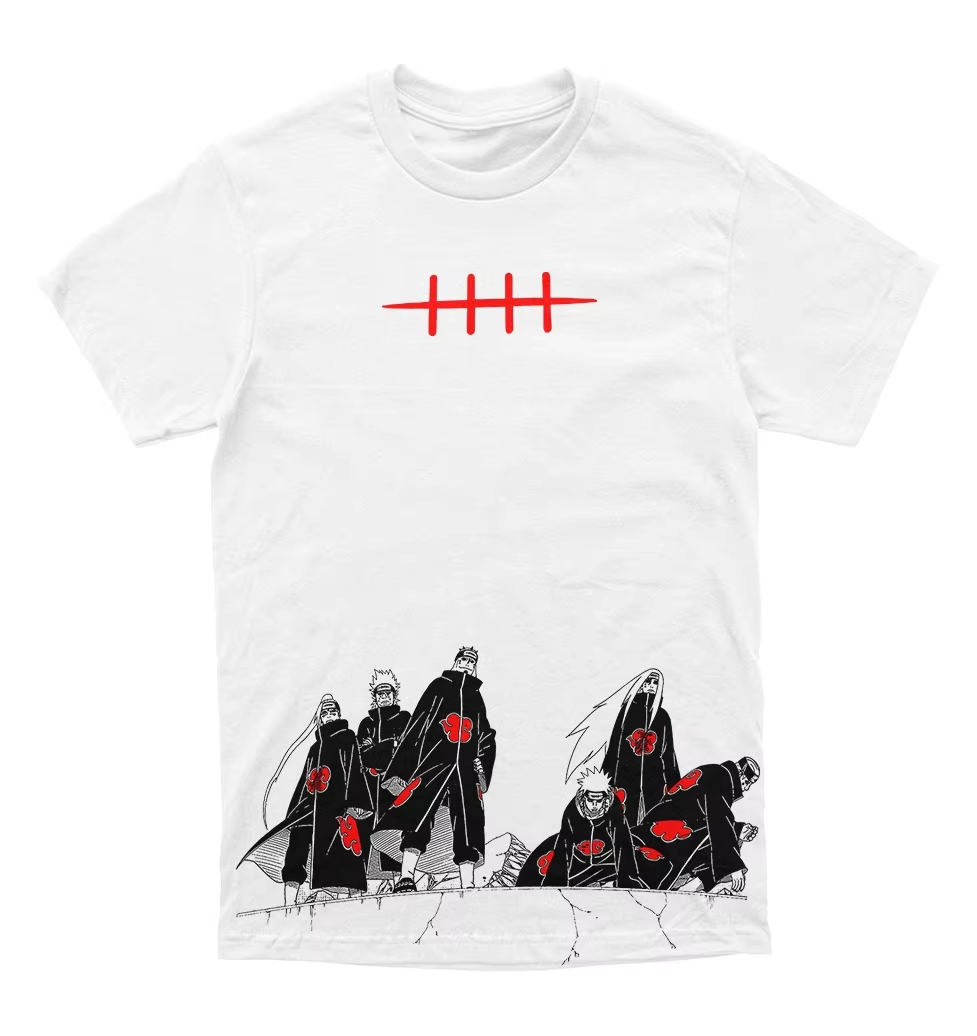 ナルトペイン暁六道マンガグラフィック Tシャツ男性女性アニメ - Street Fashion Blog のレビューと価格