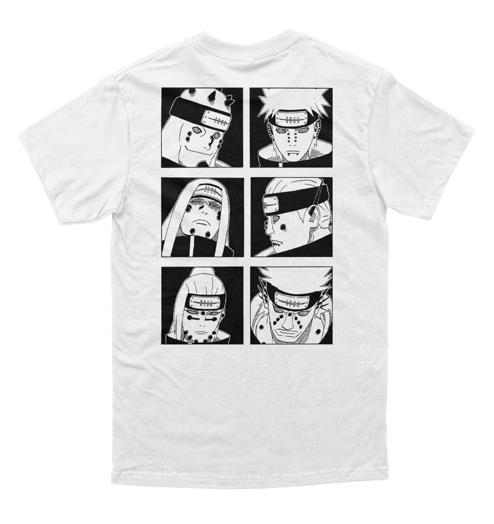 ナルトペイン暁六道マンガグラフィック Tシャツ男性女性アニメ - Street Fashion Blog のレビューと価格