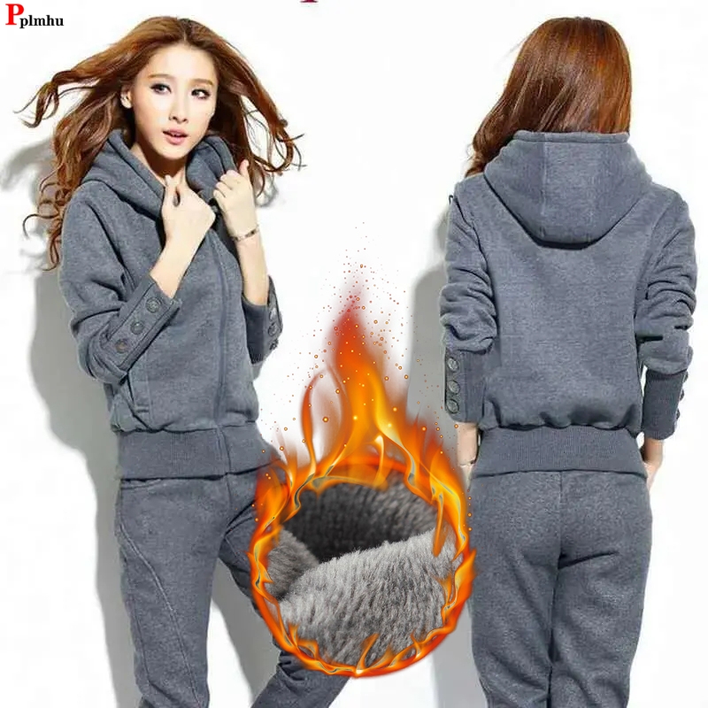 女性用トラックスーツ,2ピース,フード付き,ハイウエストトッ - Street Fashion Korean のレビューと価格