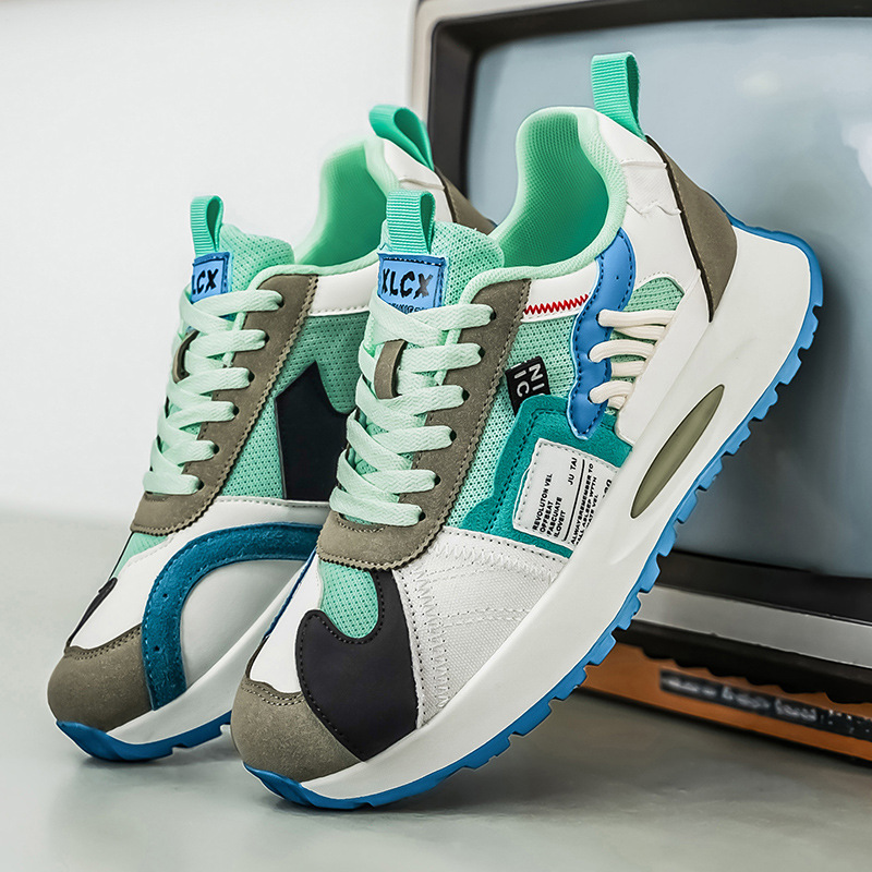 メンズ韓国風トレンドホワイトスニーカー、若者向けファッショナ - Street Fashion Korean のレビューと価格