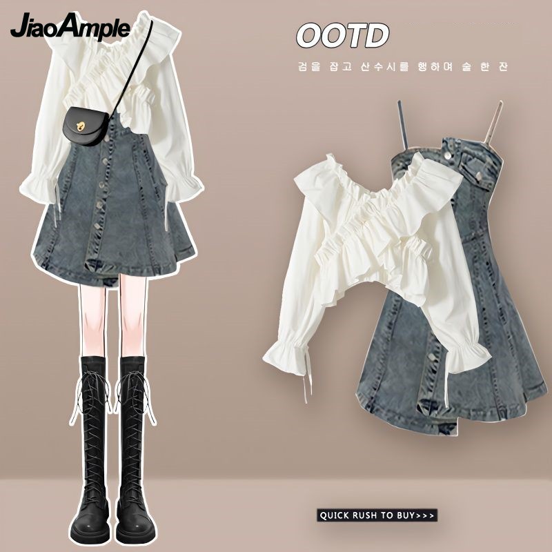 レディースドレスセット 2026 春夏 ファッション バブル - Street Fashion Korean のレビューと価格
