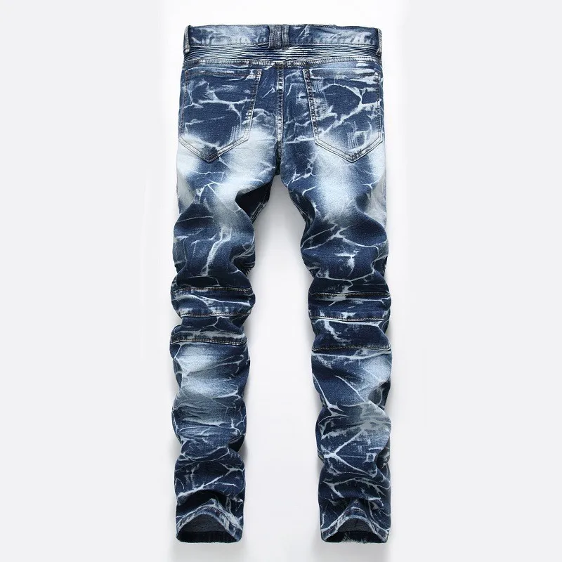 ジッパーポケット付きレトロなスタイルのジーンズ,ストレートデ - Street Fashion Style Male のレビューと価格